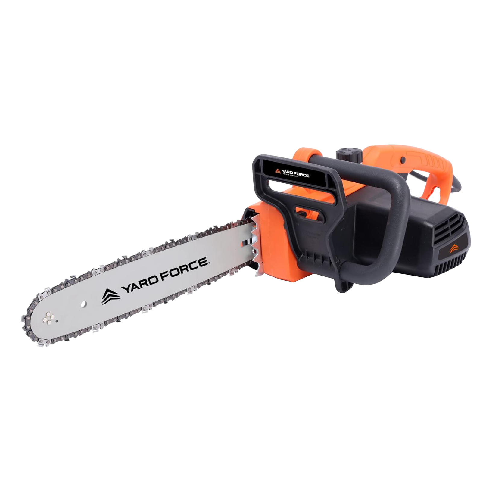 Yard Force ES U35 elektrische kettingzaag (1800 W, 35 cm zaagblad) – Motorzaag met gereedschapsloze kettingspanning, softstart en automatische smering