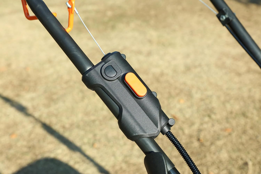 Kosiarka akumulatorowa Yard Force LM C46 40V z napędem na koła (46 cm, stalowy deck) – kosiarka mulczująca 3-w-1, w zestawie 2x akumulatory 20V 5,0 Ah i kosz na trawę 55L (do 600 m²)