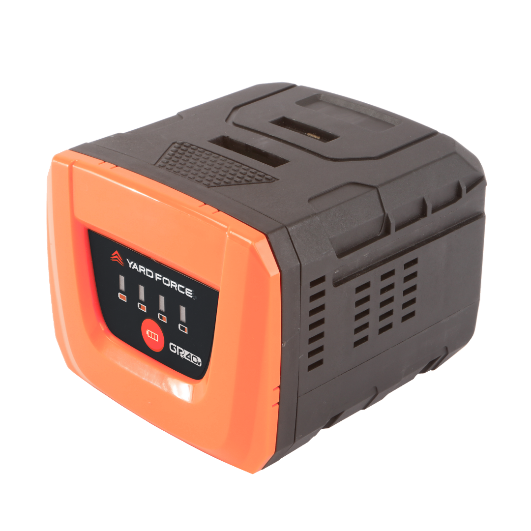 Yard Force 40V 2,5 Ah Lithium-Ionen-Ersatzakku AL G25 – Für GR40-Serie, Kompakt & Robust, Einfaches Wechselsystem