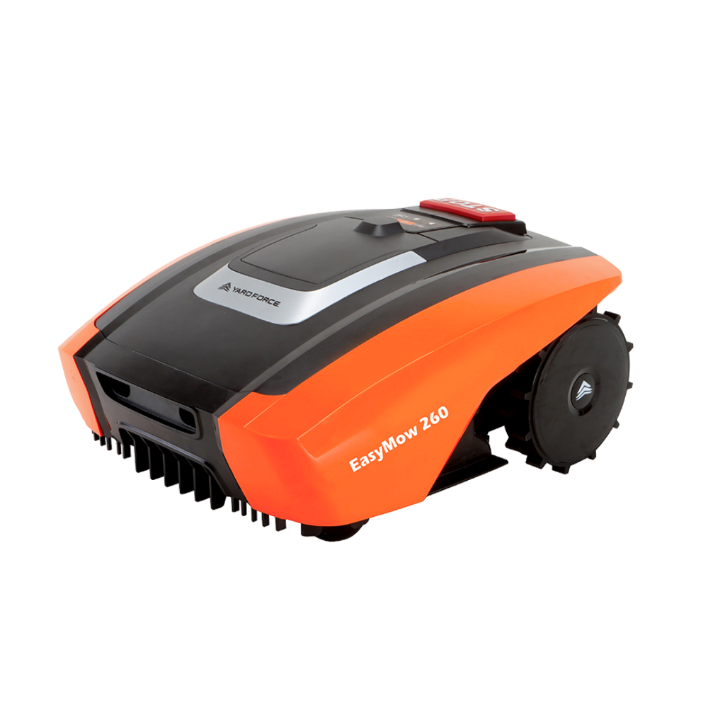 Yard Force 20V Robot koszący EasyMow 260B – do 260 m², sterowanie aplikacją Bluetooth, funkcja koszenia krawędzi, nachylenie 30%, w zestawie zestaw instalacyjny