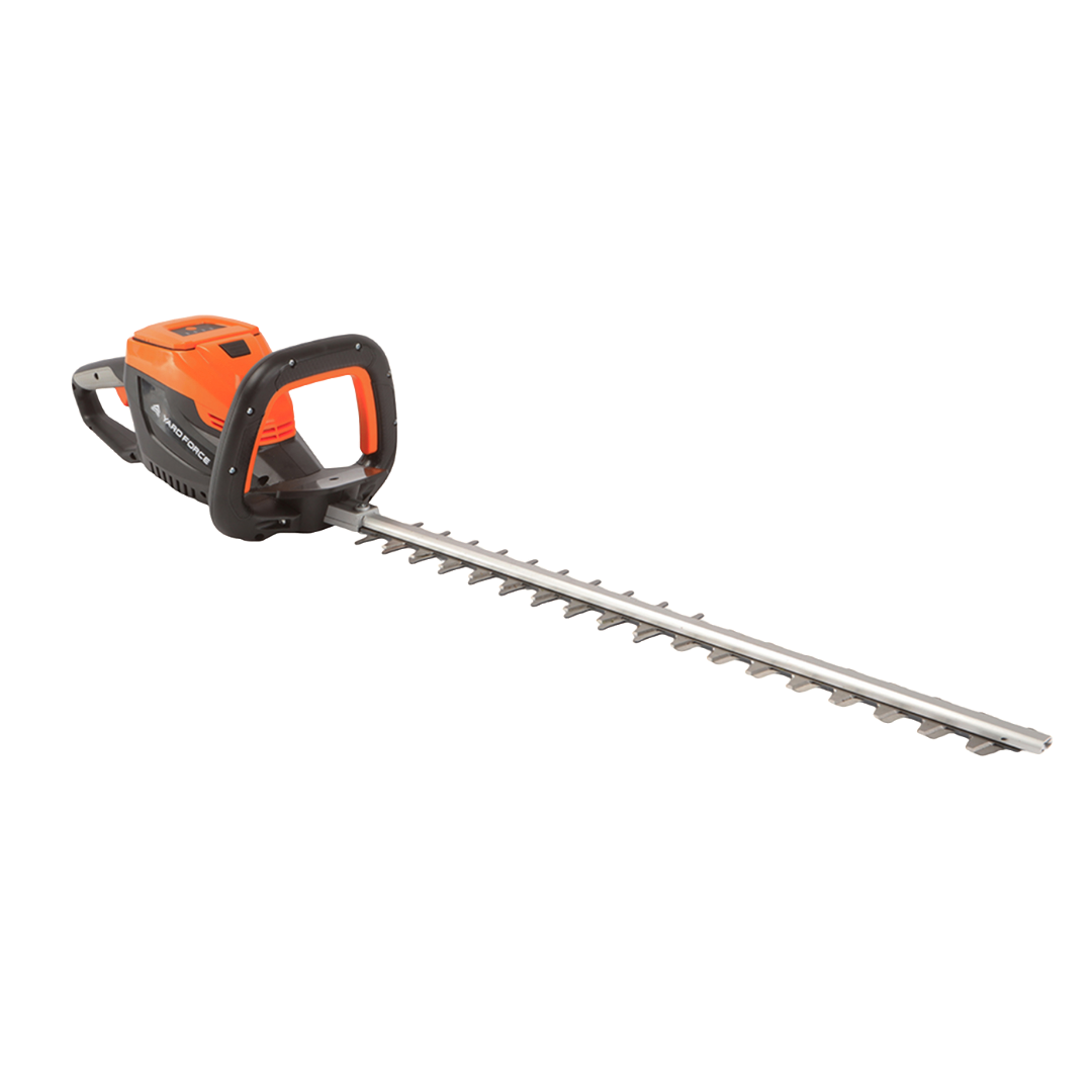 Yard Force 40V Akumulatorowe nożyce do żywopłotu LH G60W-EU – długość cięcia 58 cm, grubość cięcia 28 mm, obrotowy uchwyt (solo / bez akumulatora i ładowarki)