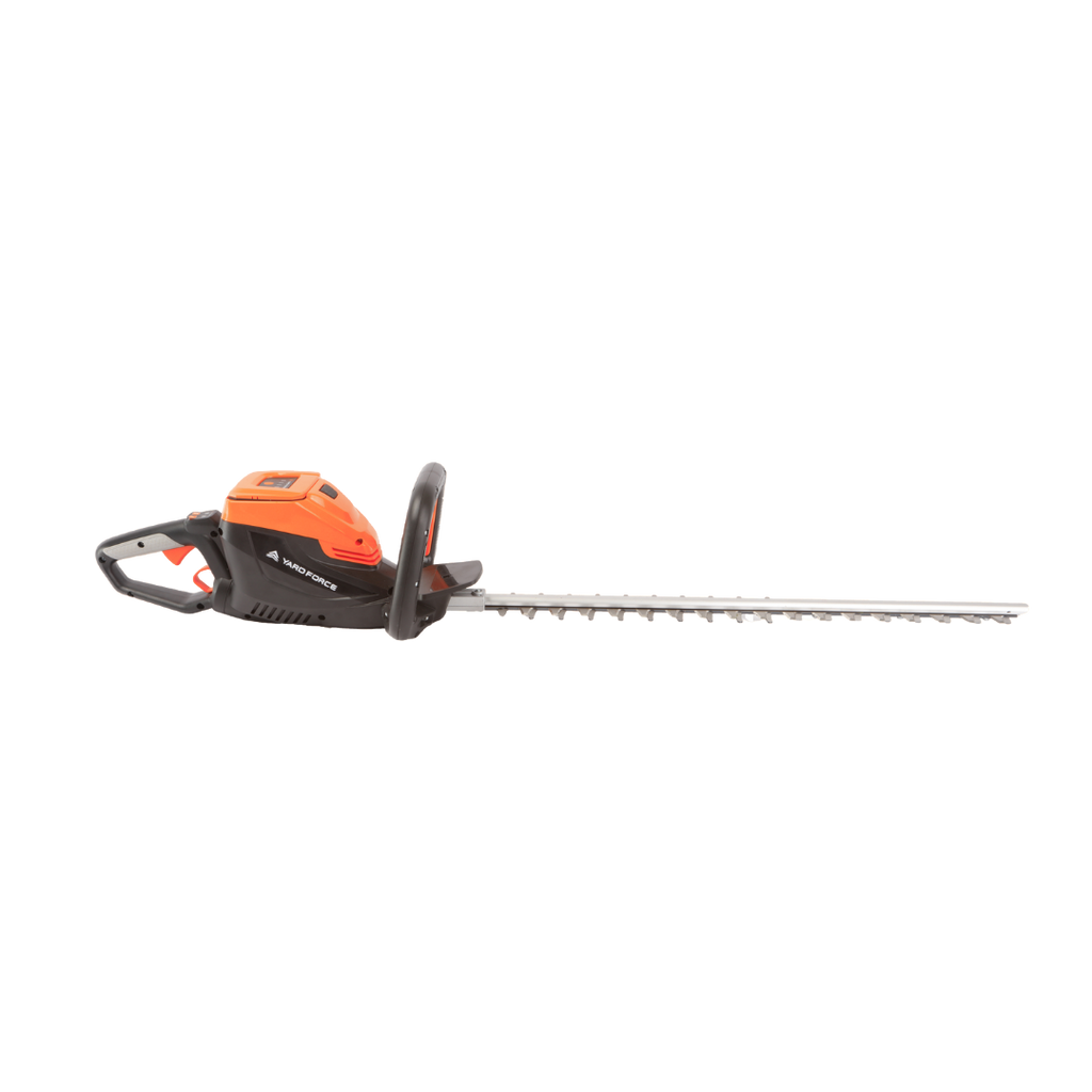 Yard Force 40V Akumulatorowe nożyce do żywopłotu LH G60W-EU – długość cięcia 58 cm, grubość cięcia 28 mm, obrotowy uchwyt (solo / bez akumulatora i ładowarki)