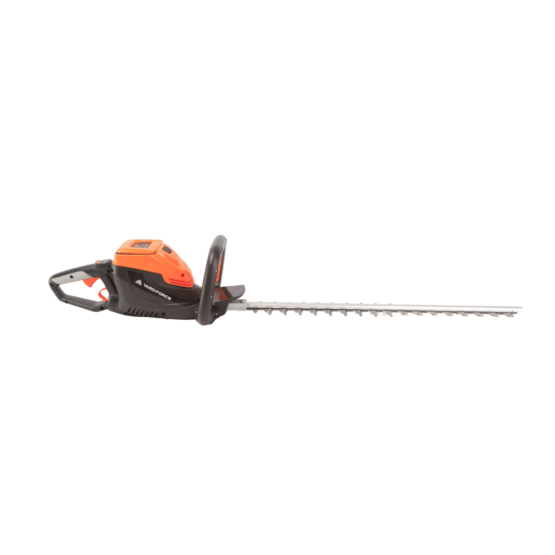 Yard Force 40V Akumulatorowe nożyce do żywopłotu LH G60W-EU – długość cięcia 58 cm, grubość cięcia 28 mm, obrotowy uchwyt (solo / bez akumulatora i ładowarki)