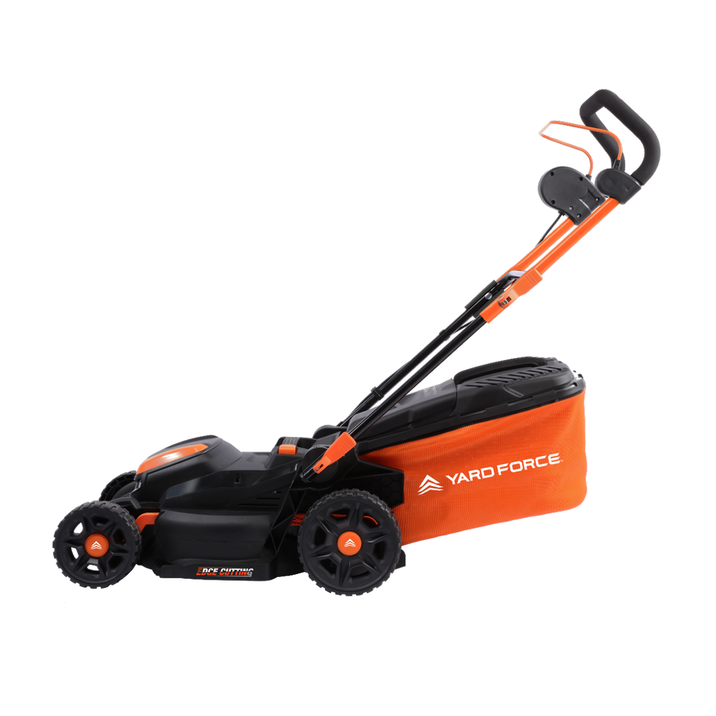 Kosiarka akumulatorowa Yard Force 20V LM C40B – szerokość koszenia 40 cm, w zestawie 2x akumulatory 20V 4,0 Ah i ładowarka, Torque-Boost, kosz na trawę 40 l z funkcją mulczowania