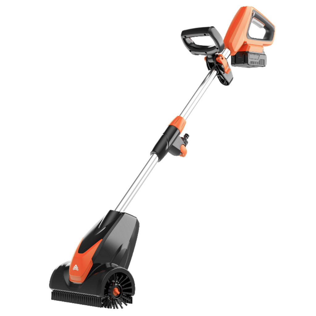 Yard Force 20V Akku-Terrassenreiniger LW CPC2 – 20 cm Arbeitsbreite, inkl. 20V 4,0 Ah Akku & Ladegerät, Wasseranschluss für Nassreinigung, 2 Geschwindigkeitsstufen