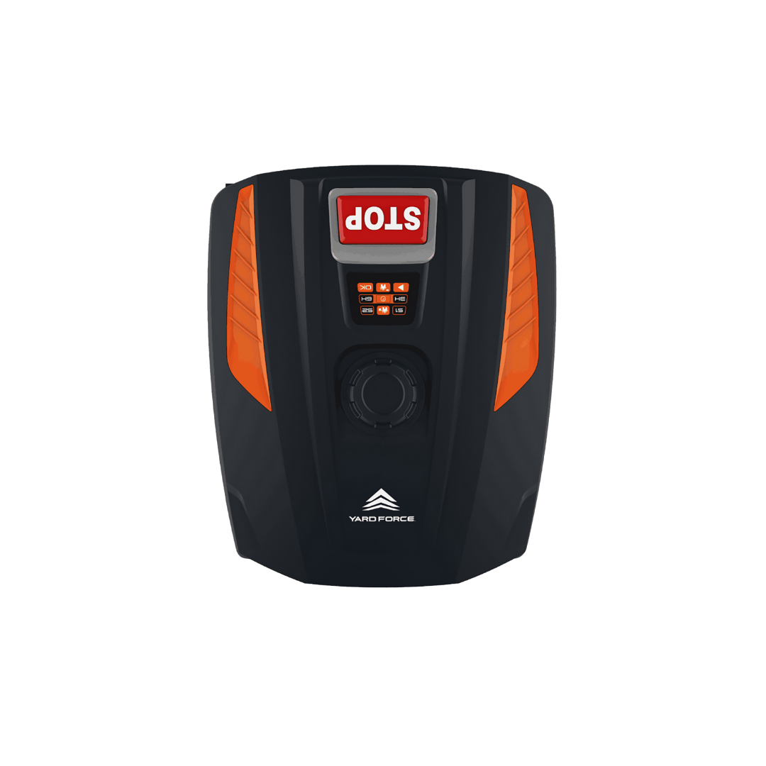 Yard Force 20V Mähroboter MB400 – für bis zu 400 m², Bluetooth App-Steuerung, 16 cm Schnittbreite, 30 % Steigung, inkl. Installations-Set