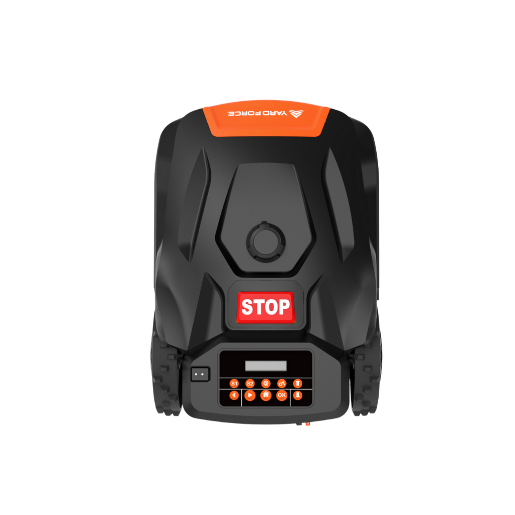 Yard Force 20V Mähroboter MB800 – für bis zu 800 m², Brushless Motor, App-Steuerung, 18 cm Schnittbreite, 40 % Steigung, Regensensor, inkl. Zubehör