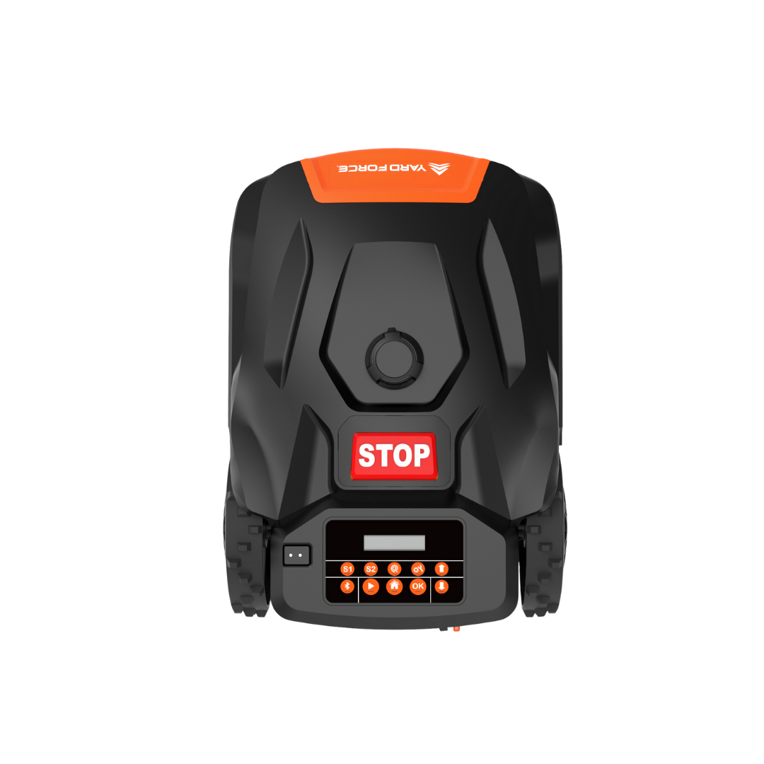 Yard Force 20V Mähroboter MB800 – für bis zu 800 m², Brushless Motor, App-Steuerung, 18 cm Schnittbreite, 40 % Steigung, Regensensor, inkl. Zubehör