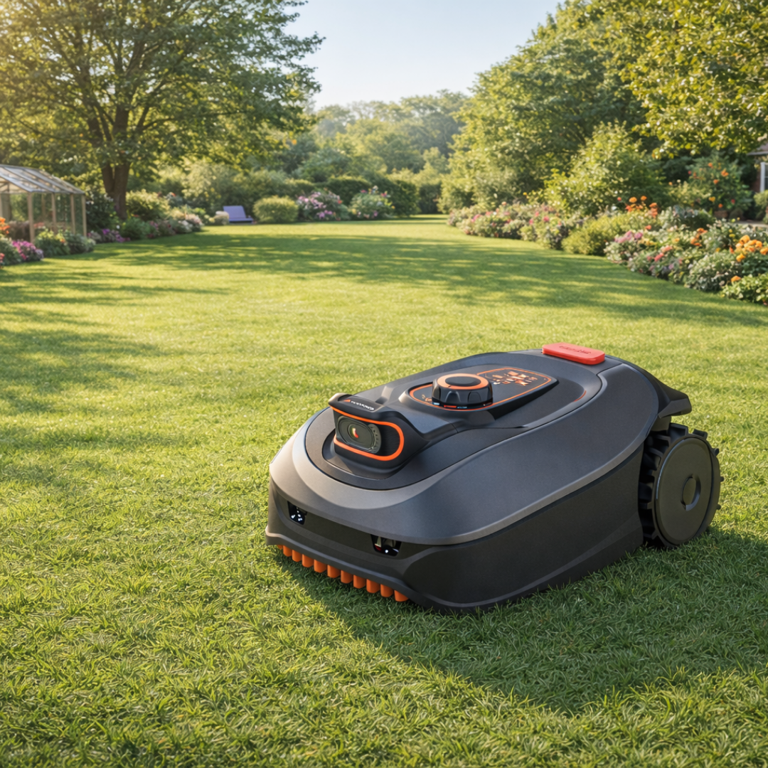 Yard Force 20V Robot koszący AI i600 (nowość 2026) – Bez przewodu ograniczającego, Drop & Go, nawigacja z kamerą AI, Wi-Fi/aplikacja, do 600 m²