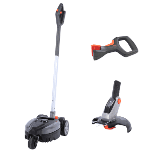 Yard Force 12V iFlex Urban Akku Rasenmäher & Rasentrimmer Bundle LM F23BN, mit 12V / 4.0 Ah Lithium-Ionen Akku, bis zu 50 qm, 23cm Schnittbreite, 3 Stufen Schnitthöhen Verstellung