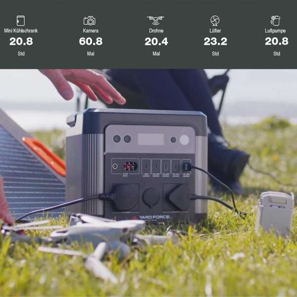 Yard Force LX PS1200 Powerstation mit 974Wh – Bild 7